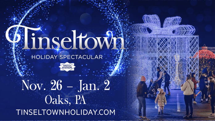 Tinseltown Holiday Spectacular in Oaks, PA
