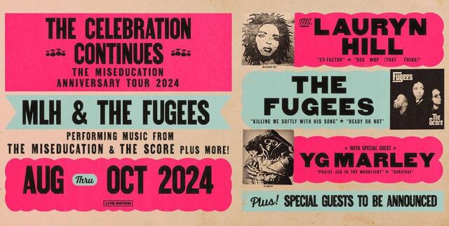 Ms. Lauryn Hill & The Fugees to Headline Philadelphia Concert