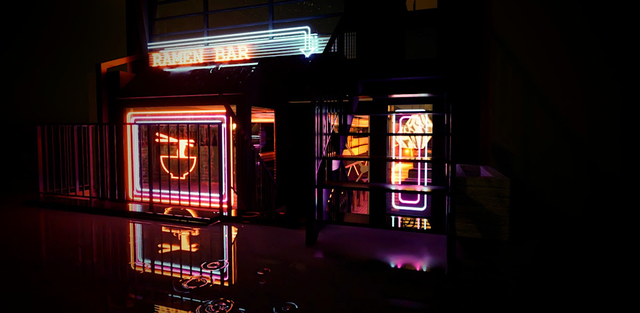 Ramen Bar Inspired by Blade Runner in Rittenhouse 